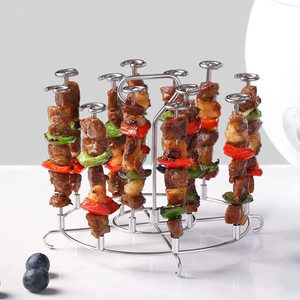 <span class=keywords><strong>Ninja</strong></span> Foodi 6Qt/8Qt Accessory Pack-304 Acier Inoxydable Friteuse À Air Brochette Stand Kabobs <span class=keywords><strong>Grill</strong></span> Rack Boxed <span class=keywords><strong>Grill</strong></span> Accessoires - Product Image 3