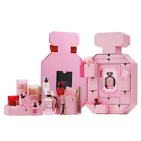 Calendrier de l'Avent Cosmétique Personnalisé Victoria's Secret 2026 – Boîte Cadeau de Noël 12 Jours Réutilisable avec Lamination Mate et Gaufrage UV