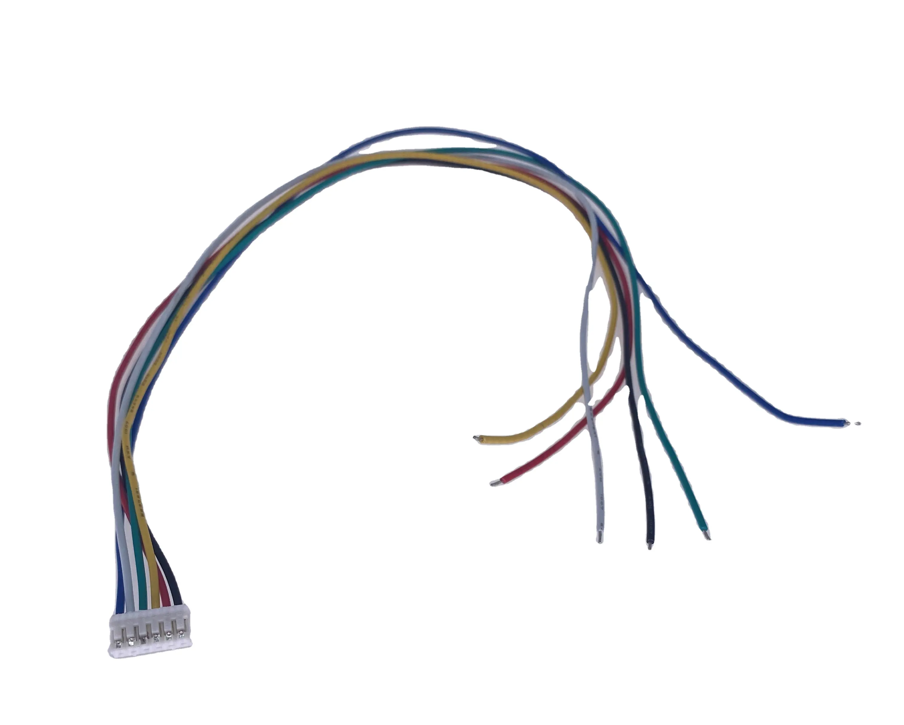 Цветной 1007 на заказ, 24 AWG, жгут проводов, Клемма, Резиновая оболочка, мягкий отожженный, луженый медный провод, электронный кабель