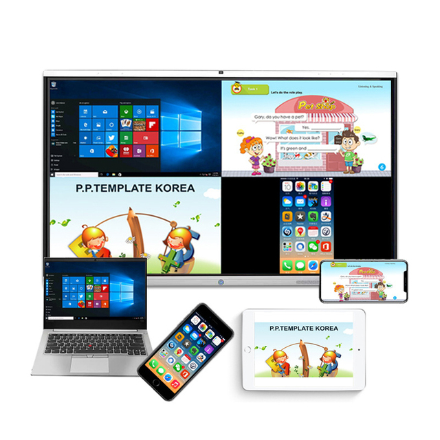 85inch Touch Screen Monitor Electronic Interactive Whiteboard Flat Pen Touch Screen Smart Boards Lcd High Resolution