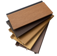 Panneau mural 3D en plastique Composite, imperméable, décoration extérieure en bois et plastique, 1 acheteur poncé