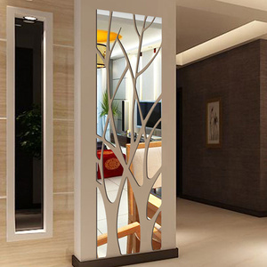 Adesivo Murale 3D a Specchio in Acrilico a Forma di <span class=keywords><strong>Albero</strong></span>, Creativo e Semplice, Impermeabile e Autoadesivo per Decorazione Casa - Product Image 1