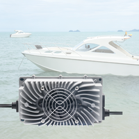 Professionnel LNLEE 43. Chargeur de batterie marin 8V 10A avec courbe de charge intelligente pour protéger le BMS pour l'alimentation des bateaux électriques