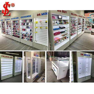Comptoir d'affichage de téléphone portable commercial Idées de <span class=keywords><strong>décoration</strong></span> de <span class=keywords><strong>magasin</strong></span> de téléphone portable Design d'intérieur - Product Image 6