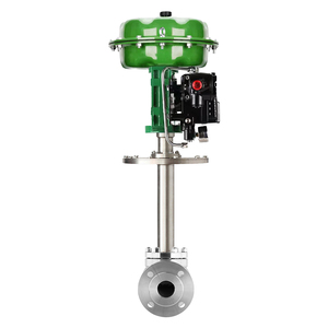 Válvula de Control de Flujo Neumática Criogénica con Brida ANSI 300 de Acero Inoxidable 304 - Product Image 1