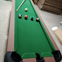 Table d'entraînement de billard en bois à cinq points 5ft pliable dispositif de pratique de précision de piscine maison compétences de base retour de balle personnalisé