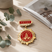 Médaille sportive en métal personnalisée avec moulage sous pression et impression typographique pour la remise des diplômes, la Fête nationale et autres occasions