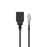 Maßgefertigtes PH2.0 MX1.25 XH2.54 JST USB-Buchsen-Stromkabel 3A Schnellladung Reines Kupfer Geflochtene Abschirmung PVC für Computer Touchscreen