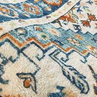Tapis lavable pour chambre à coucher Grand tapis de salon Tapis de chambre à coucher imprimé oriental à poils bas pour bureau, cuisine Tapis d'entrée