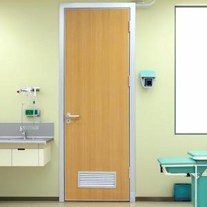 <span class=keywords><strong>Porte</strong></span> intérieure moderne en bois pour hôpital avec <span class=keywords><strong>seuil</strong></span> en verre et isolation phonique, surface finie, portes <span class=keywords><strong>de</strong></span> cloison - Product Image 1