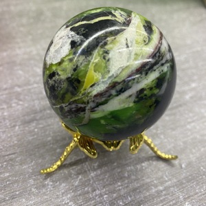 Esfera <span class=keywords><strong>de</strong></span> Ópalo Verde <span class=keywords><strong>de</strong></span> Alta Calidad, Cristal Espiritual Natural, Artesanía <span class=keywords><strong>de</strong></span> Piedras Preciosas, para Regalo - Product Image 2