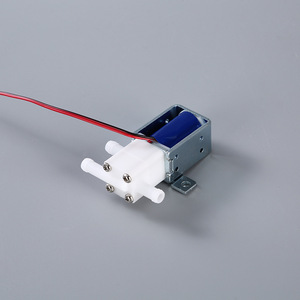 0640GB Miniature Plastic Solenoid Valve 2 3 Way Normal Open For Water And Gas In Chillers And <b>Dehumidifiers</b> - Product Image 3