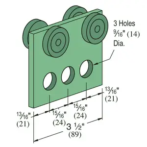 זול סיטונאי P2950 Unistrut עגלת עיצוב עומס 300 - 600 פאונדס