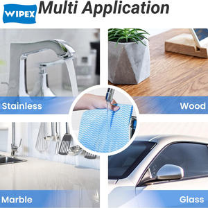 WIPEX özel ev temizlik tek kullanımlık bulaşık yıkama bezi gıda temas tek kullanımlık J bez mutfak temizlik mendilleri - Product Image 6