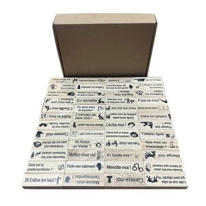 Best-seller transfrontalier : Jeu de construction de tours colorées pour couples, jouet en blocs de construction en bois rose et blanc - Product Image 3