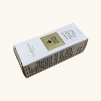 Emballage de boîte de parfum de soin de la peau écologique en relief, brillant à lèvres, rouge à lèvres, boîte d'emballage de sérum pour les yeux avec estampage à l'or