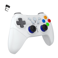 Manette sans fil avec récepteur pour Nintendo Switch/PC/PS4 Console Pro Manette de jeu sans fil