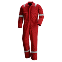 Combinaison industrielle unisexe en sergé de coton, double couture, antistatique, imperméable, respirante, durable, personnalisable, directement de l'usine