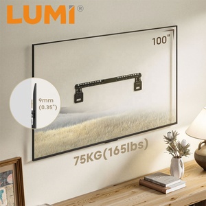 Supporto <span class=keywords><strong>TV</strong></span> da Parete Ultra Sottile Salvaspazio OEM ODM Universale <span class=keywords><strong>per</strong></span> la Maggior Parte dei <span class=keywords><strong>TV</strong></span> da 50 a 100 Pollici 75kg - Product Image 1