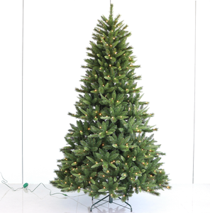 Đầy Đủ Mỏng Nhân Tạo Cây Giáng Sinh <span class=keywords><strong>Pre</strong></span> Thắp Sáng Với Rõ Ràng Đèn PE PVC Chi Nhánh Cho Không Gian Nhỏ Cây Giáng Sinh - Product Image 4