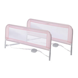 מתכוונן רשת מעקה המיטה כפול חבילה לפעוטות תאום מלא מלכת מלך גודל מיטת רכבת משמר - Product Image 3