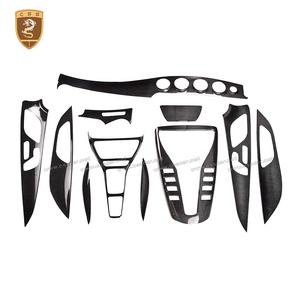 Accessoires de décoration intérieure de voiture en Fiber de carbone GT43/50/53/63 panneau de boutons de commande <span class=keywords><strong>centrale</strong></span> de voiture pour Mercedes Bens <span class=keywords><strong>AMG</strong></span> <span class=keywords><strong>GT</strong></span> - Product Image 1