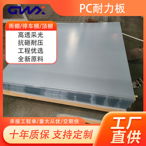 Solid Pc Sheet 2.44m Heat Resistant Uv Insulated For Awnings Carports Sunrooms Indoor Outdoor Partitions Decorations - Product Image 5