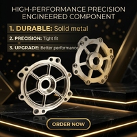 Usinage CNC de pièces métalliques de précision, fabrication sur mesure de boîtiers de moteur, de couvercles d'extrémité et de rotors non standard