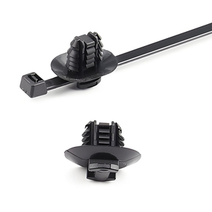 Attaches de fixation en nylon XK03 pour <span class=keywords><strong>sapin</strong></span> de Noël, lot de 2, avec clip pour <span class=keywords><strong>sapin</strong></span> de Noël, pour trous ovales de 6-7*12-13 mm et épaisseur de plaque de 0,5-6 mm - Product Image 2