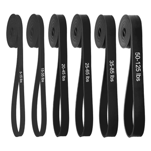 Bandes <span class=keywords><strong>de</strong></span> résistance longues et robustes en TPE NIACONN pour l'exercice à domicile, la musculation, la remise en forme, l'entraînement <span class=keywords><strong>de</strong></span> force, la musculation - Product Image 1