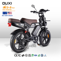 Vélo électrique hybride urbain à pneus larges, cadre en alliage d'aluminium léger, 20 pouces, 250 W, 30 Ah, 25 km/h, en stock dans l'entrepôt européen, à vendre