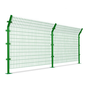 An ninh cao ngoài trời đôi dây lưới ranh giới hàng rào song phương bảo vệ đường bột tráng Kỹ thuật hàn - Product Image 1