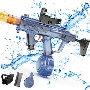 Pistola de agua eléctrica de gran capacidad MK3, juguete de verano para niños, juego de batalla de disparos al aire libre, pistola de agua portátil pequeña para fiestas. - Product Image 1
