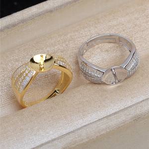 แหวนเงินแท้ S925 ปรับขนาดได้ ขนาด 10-12 ดีไซน์หรูหรา น้ำหนักเบา อุปกรณ์ตกแต่งมือ JG5421-อุปกรณ์และส่วนประกอบเครื่องประดับ - Product Image 2