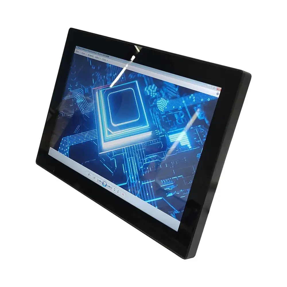 Kustom Pabrik ODM bingkai terbuka Panel TFT 10 poin kapasitif umum industri LCD layar sentuh Monitor Monitor