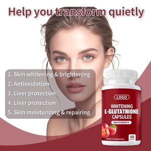 קפסולות קולגן להבהרת העור עם ויטמין E ו-L-גלוטתיון, 60 כמוסות, איכות מזון, ייצור לפי הזמנה (OEM/ODM), מוצר יופי,  נמכר במהירות. - Product Image 5