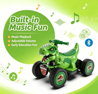 Voiture électrique RC tout-terrain pour enfants 550W DualDrive, absorption des chocs sur 4 roues, musique éducative précoce