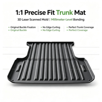 Tapis de sol 3D TPE sur mesure Onward, double cabine, toutes saisons, imperméables, résistants à l'usure, pour Toyota Hilux 15-25