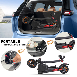 Scooter Eléctrico para Adultos M4PRO, 48v 10ah 13AH 500W 800w 50km/h, Altavoz Bluetooth, Largo Alcance, con Asiento, NFC, Potente - Product Image 4