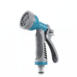 <span class=keywords><strong>Pistolet</strong></span> de pulvérisation de tuyau <span class=keywords><strong>d</strong></span>'eau en plastique à poignée souple à 6 fonctions avec motifs de pulvérisation variables pour une utilisation polyvalente dans le jardin - Product Image 3