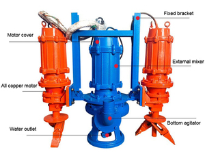 Bomba de arena sumergible de alta presión con motor para la industria minera de cromo, bomba de lodos sumergible con motor para río - Product Image 6