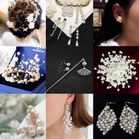 Perles d'imitation brillantes en ABS de qualité supérieure, grade AAA, 3-16 mm, blanc beige, avec/sans trous, pour loisirs créatifs et épingles à cheveux