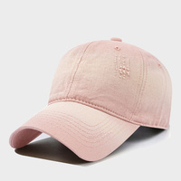 Gorra de Béisbol de 6 Paneles con Logotipo Personalizado, Estilo Vintage, Degradado, Desgastada, de Lona, Ajustable, con Hebilla Metálica, Unisex