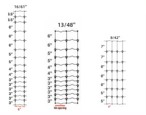 Rouleau de clôture agricole galvanisée à mailles graduées, hauteur 1,2 m, en fil d'acier tressé, <span class=keywords><strong>pour</strong></span> l'élevage de moutons, chèvres, bovins et cerfs - Product Image 2