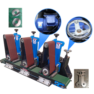 Otomatik geniş zımpara kayışı tezgahı su ıslak alüminyum paslanmaz çelik zımpara makinesi düz düzlem parlatma Grind makineleri - Product Image 5