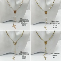 Collier en acier inoxydable XUPING JEWELRY avec pendentif médaille Vierge Marie et croix, bijou religieux unisexe, cadeau