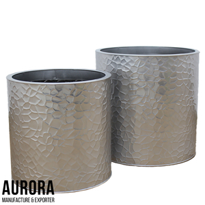 Jardinières et pots de fleurs en acier inoxydable bon marché en vrac emballage privé de jardinière décorative extérieure disponible - Product Image 1