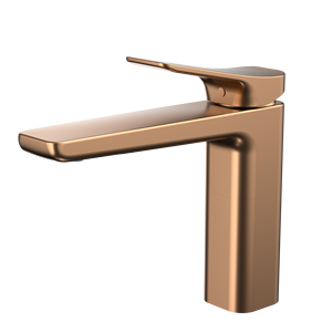 Grifo Monomando para Lavabo Serie 662, Plateado Cepillado/Gris Metálico/Dorado Champaña, Grifo de Baño de Montaje en Encimera, Ducha Comercial, OEM - Product Image 3