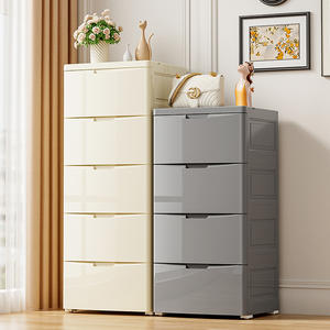 Meubles <span class=keywords><strong>de</strong></span> maison Armoire à <span class=keywords><strong>tiroirs</strong></span> en plastique Maison Salon Chambre à coucher Coffre à <span class=keywords><strong>tiroirs</strong></span> multiples Commode en plastique - Product Image 2