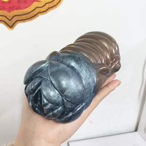 GEEBA Masturbateur masculin en forme de tasse Organisme artificiel hétéromorphe Vagin en silicone épais Jouets sexuels Doux Pussy de poche intime pour hommes - Product Image 4